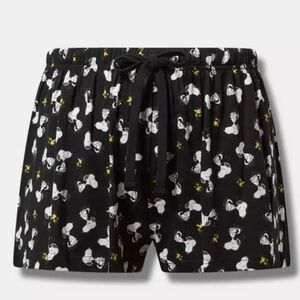 Torrid Snoopy Cotton Lounge Shorts NWT Sz 3